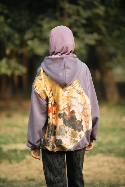 "THE MUGHAL POTRAIT" CANVAS INSPIRED HOODIE