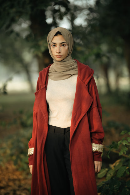 "MY SOUL GOT EMPOWERED" ABAYA HOODIE