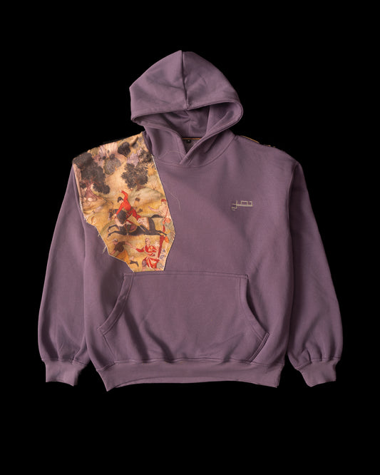 "THE MUGHAL POTRAIT" CANVAS INSPIRED HOODIE